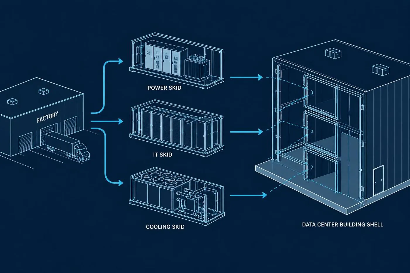 Building + Integrated-Skid Hybrid Solution